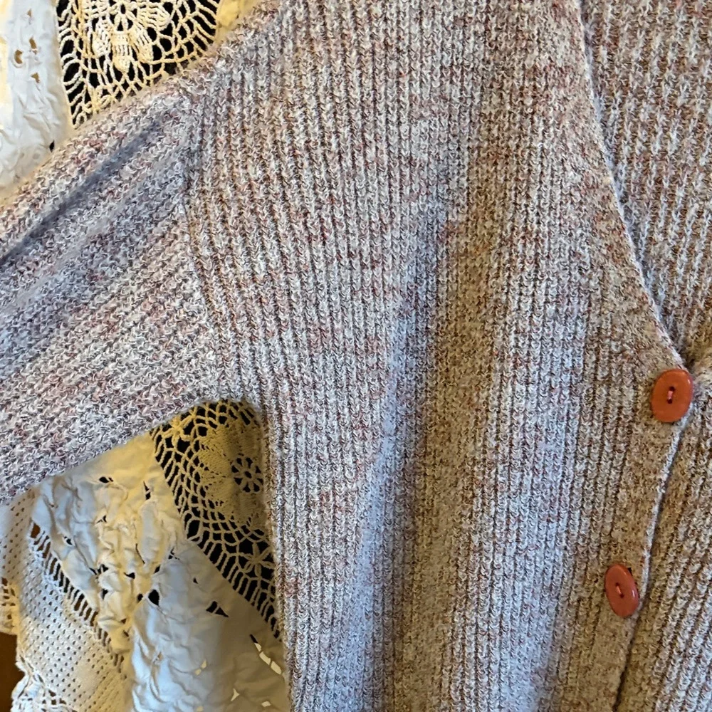 Adyson Parker Cozy V-Neck Button-Up Sweater Size XL